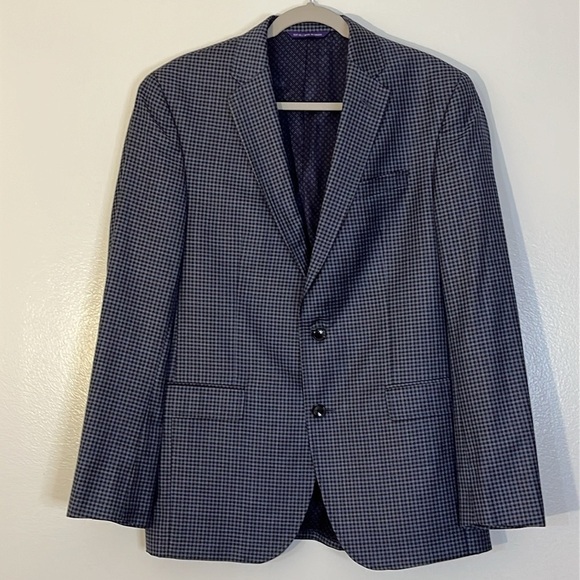 Ted Baker Endurance | Jay wool sport coat/suit jacket Plaid Men’s size 40R - Picture 13 of 13